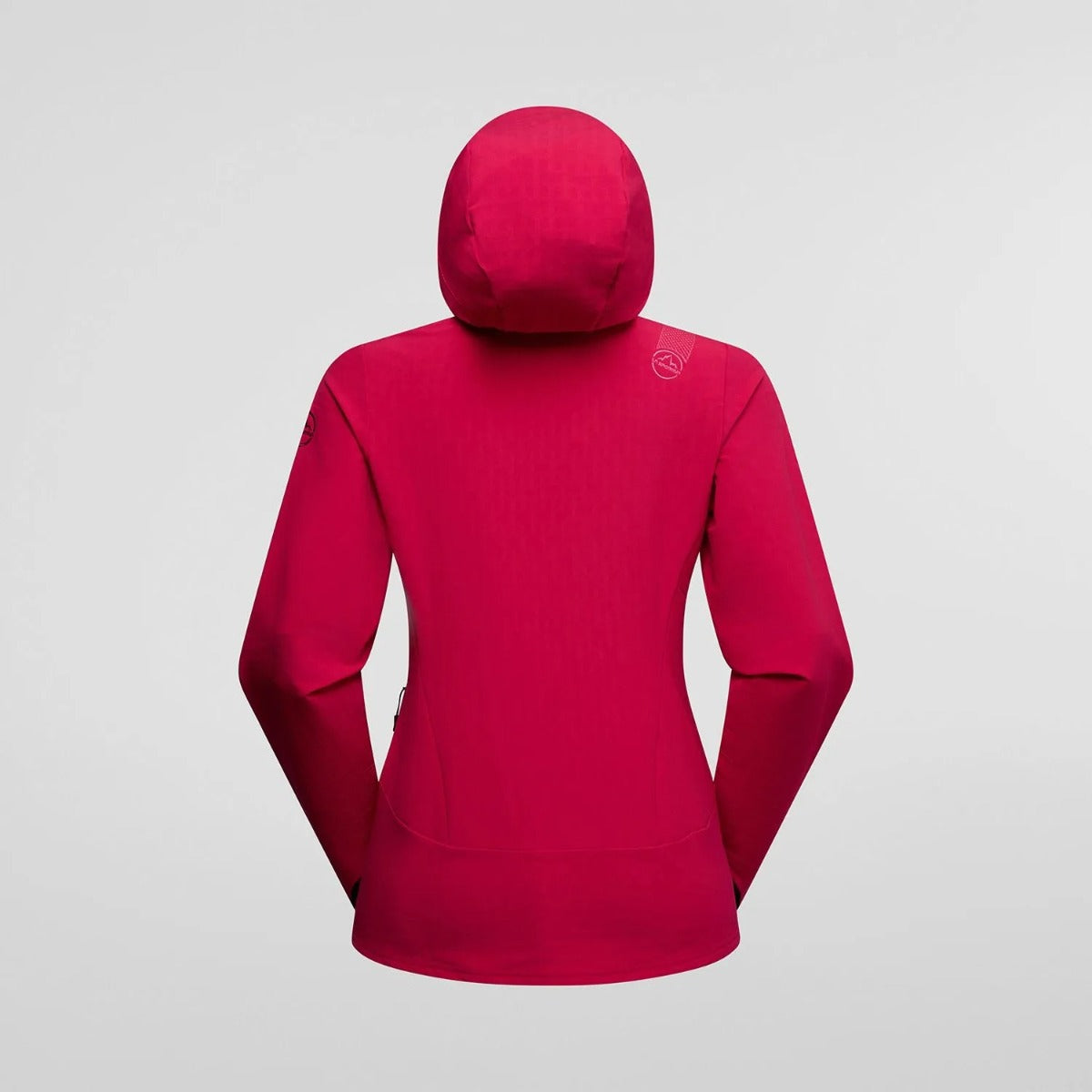 La Sportiva Descender Storm Giacca Donna – Azalea Redwood, dettaglio 1