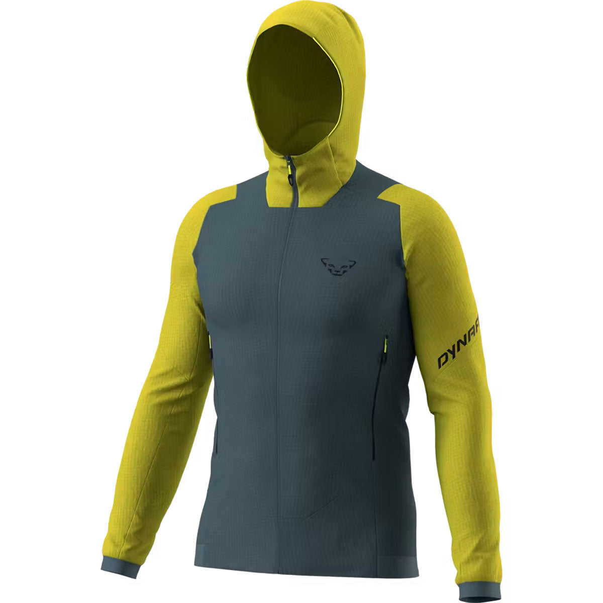 Dynafit Blacklight Thermal Giacca con Cappuccio Uomo – Golden Lime, dettaglio 2