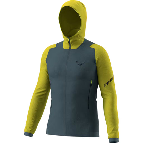Dynafit Blacklight Thermal Giacca con Cappuccio Uomo – Golden Lime, dettaglio 2