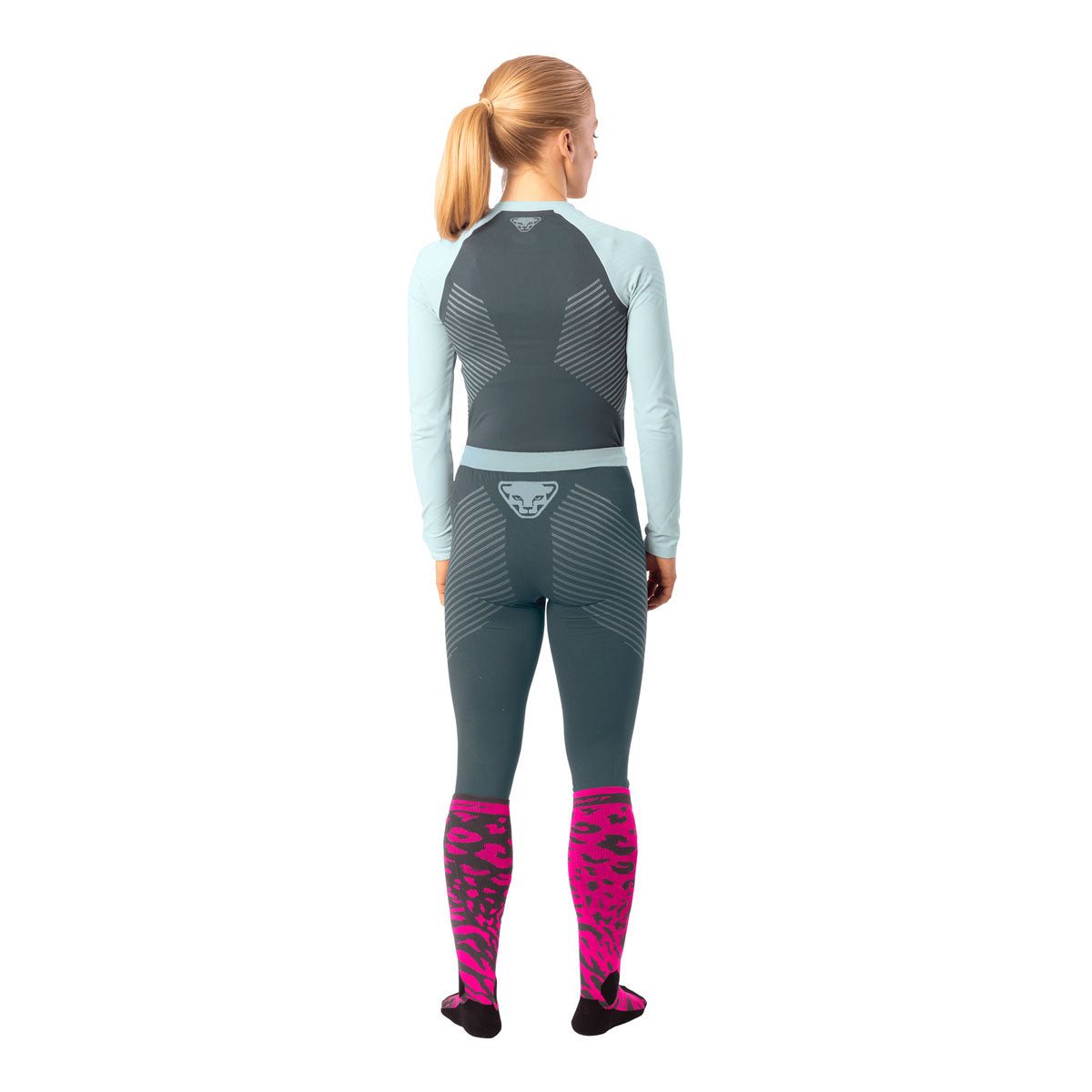 Dynafit Speed Dryarn® Maglia Termica a Maniche Lunghe Donna – Pink Glo, dettaglio 3