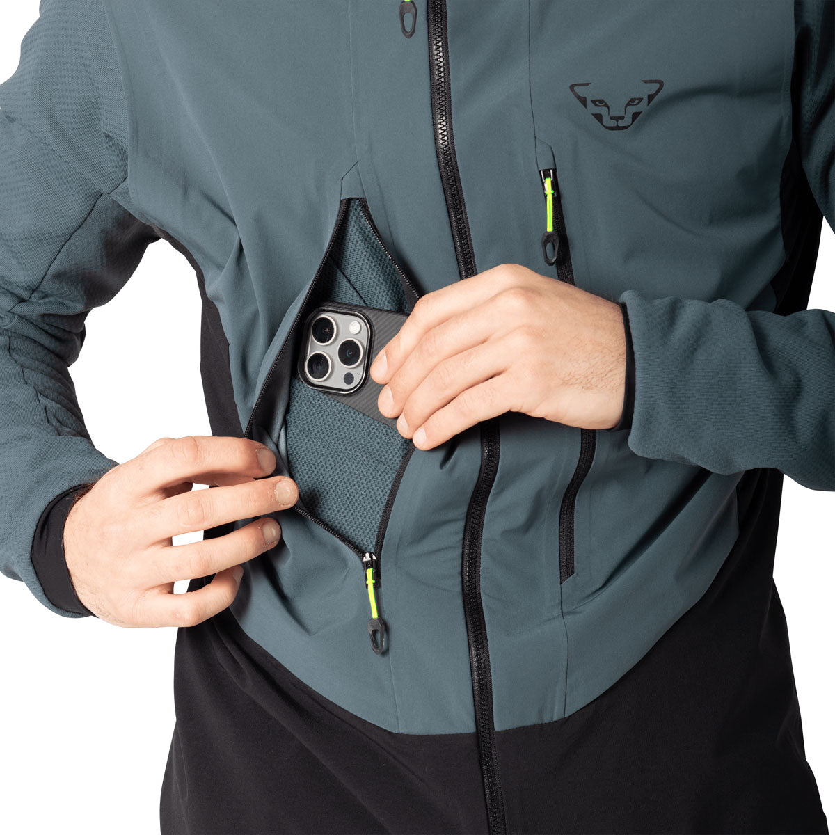 Dynafit Blacklight Softshell Gilet Uomo – Cinder, dettaglio 5