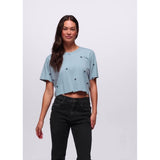 Prana Everyday Daisy Crop Tee Wom