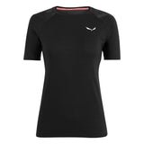 SALEWA Cristallo Warm Alpine Merino Responsive Maniche Corte Baselayer donna