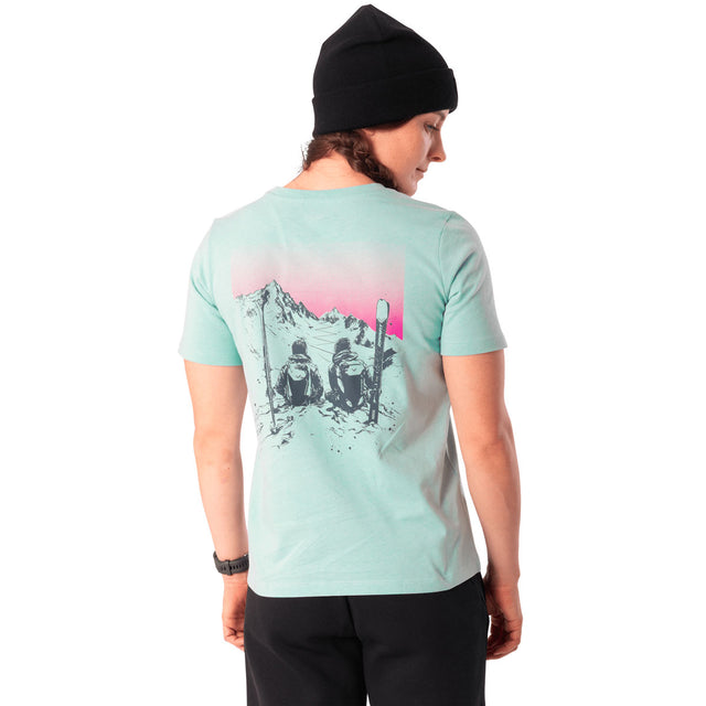 Dynafit T-shirt in cotone con grafica sul retro donna