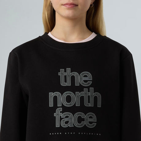 THE NORTH FACE Felpa Reflective Logo Relaxed da Ragazza