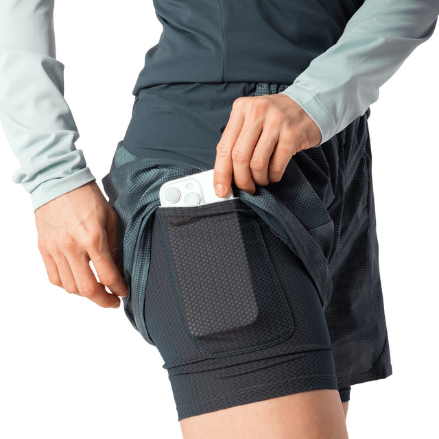 Dynafit Shorts 2in1 Trail Reflectiv donna