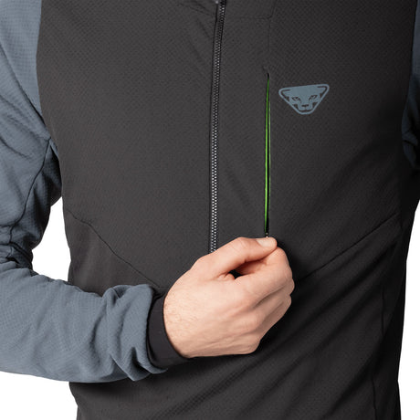 Dynafit Blacklight Thermal Maglia 1/2 Zip Uomo – Cinder, dettaglio 5