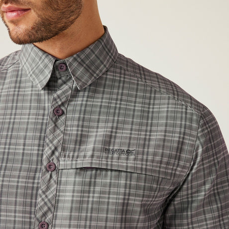 REGATTA Men's Anti-Insect Packaway Short Sleeve Shirt