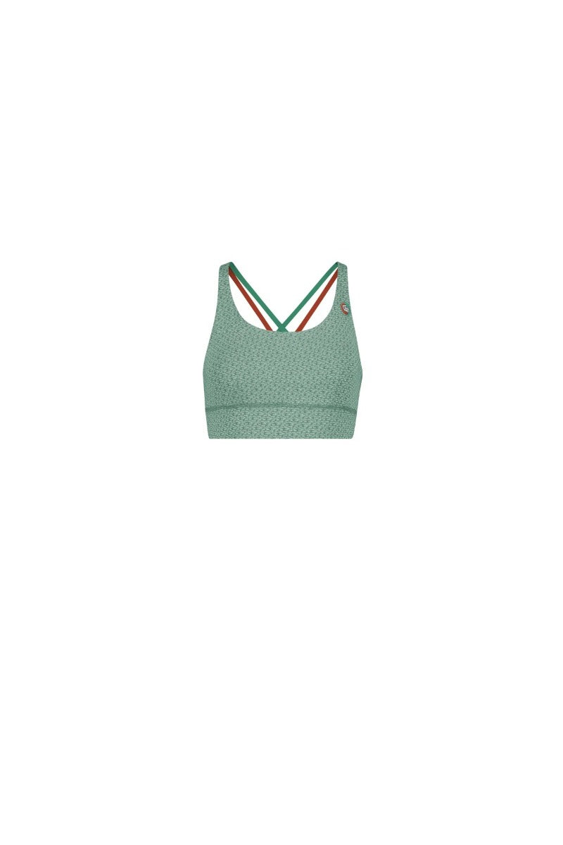 E9 Mery 2.3 Reggiseno Sportivo Donna – Fern, davanti