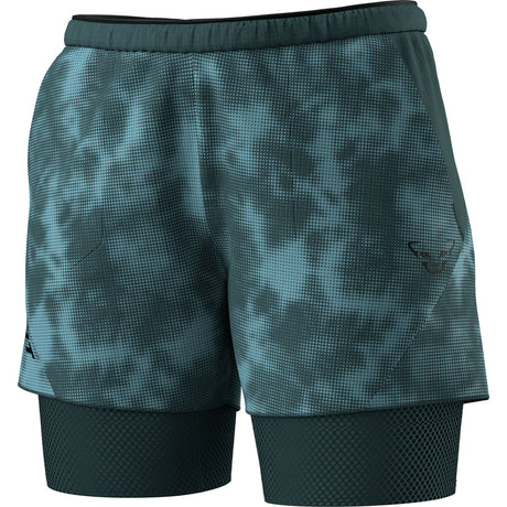 Dynafit Trail Reflective Shorts 2in1 Donna – Cinder, dettaglio 2