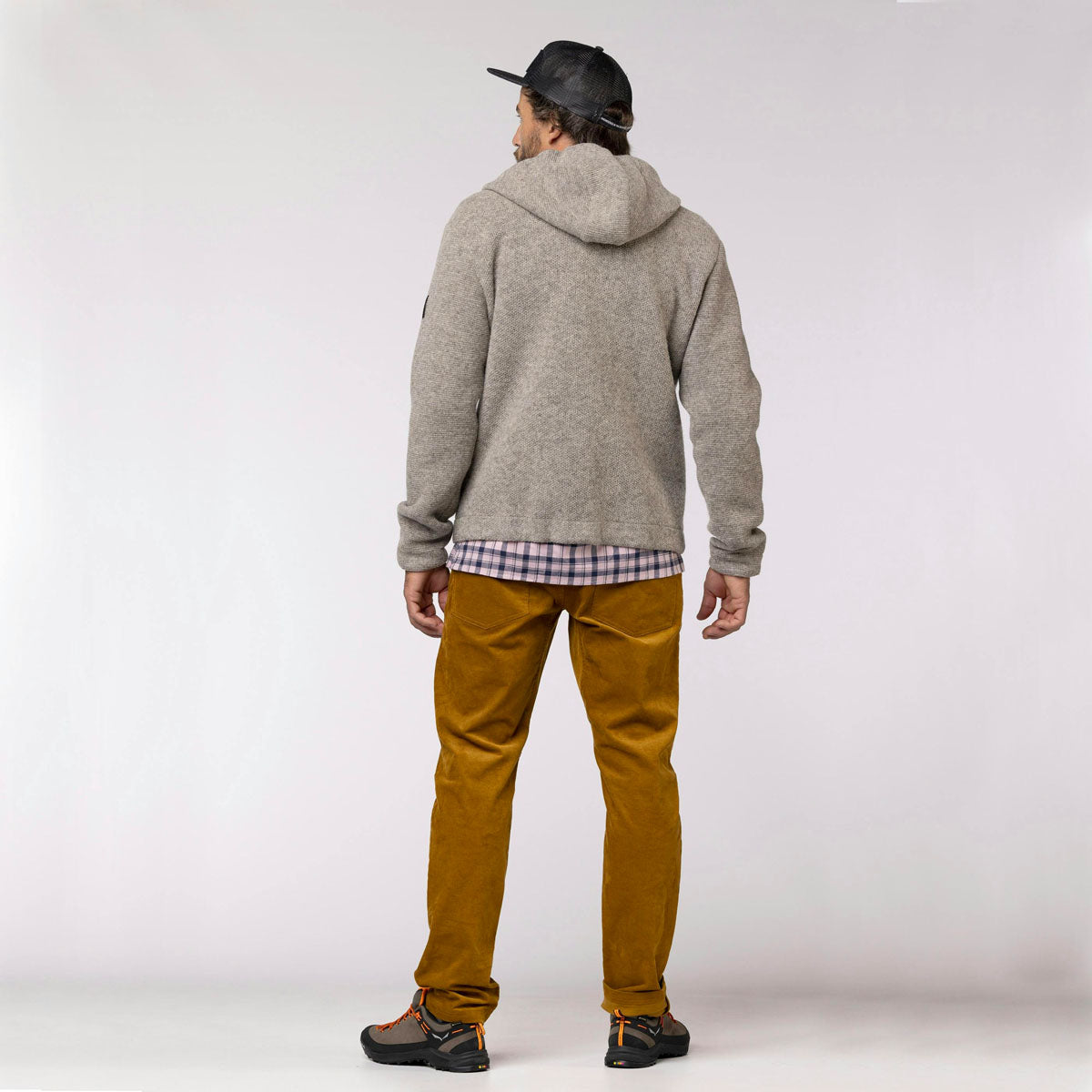 SALEWA Sarner Undyed Wool Giacca Con Cappuccio Uomo