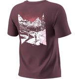 Dynafit T-shirt in cotone con grafica sul retro donna
