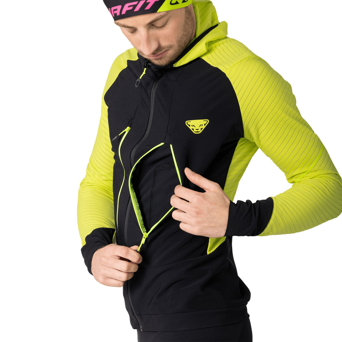 Dynafit Mezzalama Race Giacca da Scialpinismo Uomo – Ultra Yellow, dettaglio 4