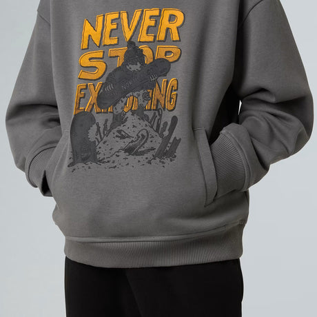 THE NORTH FACE Felpa con Cappuccio Sports Oversized Graphic da Ragazzo