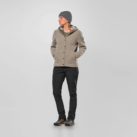 SALEWA Sarner Undyed Wool Giacca con Cappuccio donna