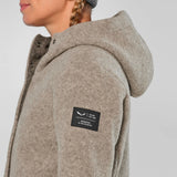 SALEWA Sarner Undyed Wool Giacca con Cappuccio donna