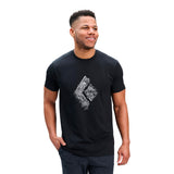 BLACK DIAMOND Engineered Diamond Short Sleeve Tee uomo