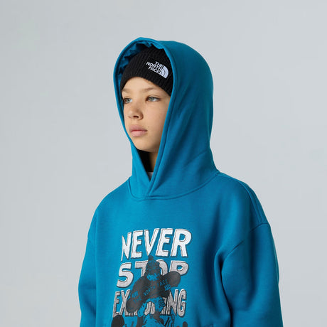THE NORTH FACE Felpa con Cappuccio Sports Oversized Graphic da Ragazzo