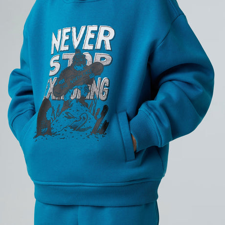 THE NORTH FACE Felpa con Cappuccio Sports Oversized Graphic da Ragazzo