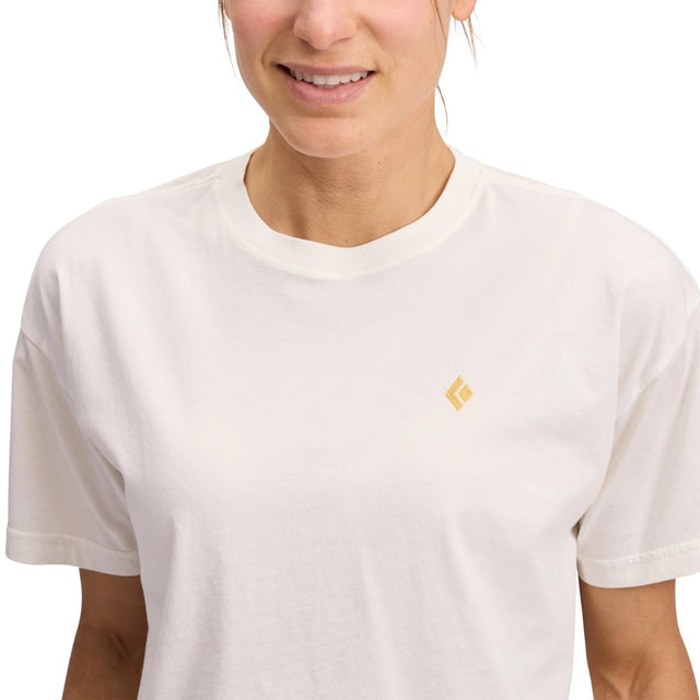 BLACK DIAMOND Women's Diamond Crop Short Sleeve Tee