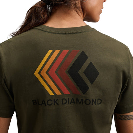 BLACK DIAMOND Faded Crop Tee donna