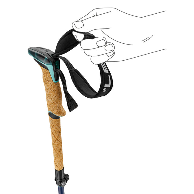 Leki Bernina FX Carbon 100-120 Cm - Bastoni da sci alpinismo