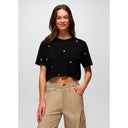 Prana Everyday Daisy Crop Tee Wom