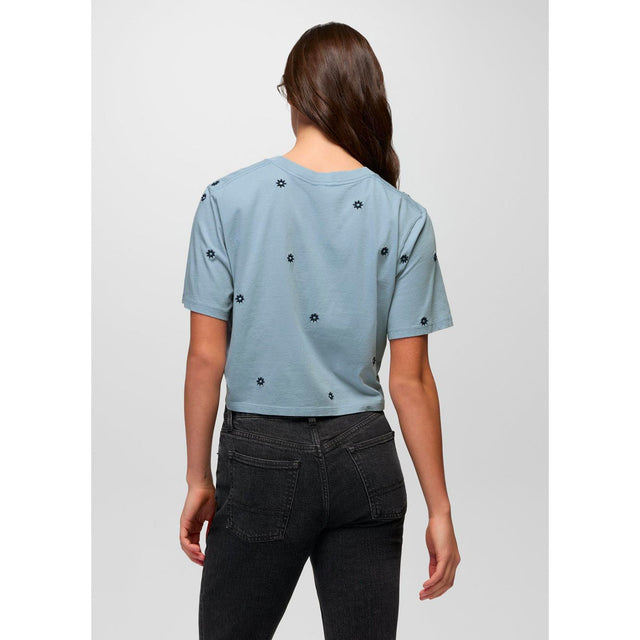 Prana Everyday Daisy Crop Tee Wom