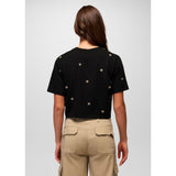 Prana Everyday Daisy Crop Tee Wom