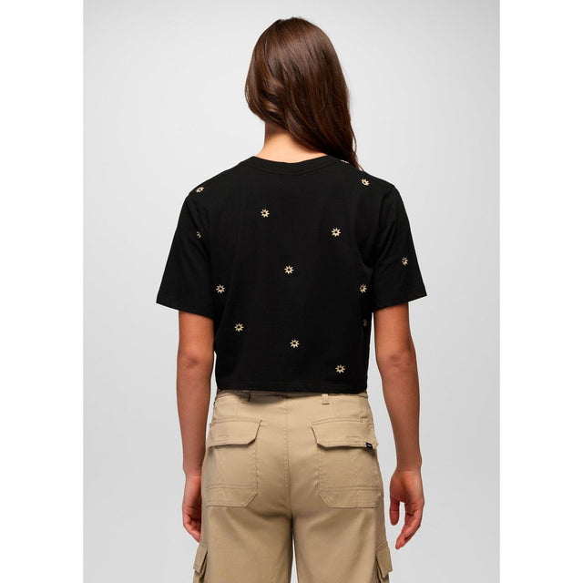 Prana Everyday Daisy Crop Tee Wom