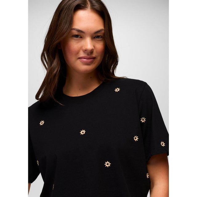 Prana Everyday Daisy Crop Tee Wom