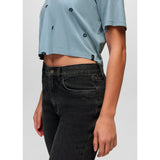 Prana Everyday Daisy Crop Tee Wom