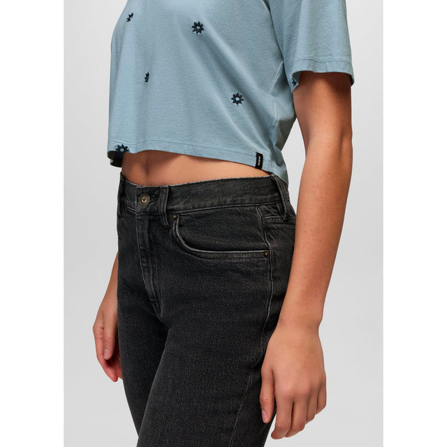 Prana Everyday Daisy Crop Tee Wom