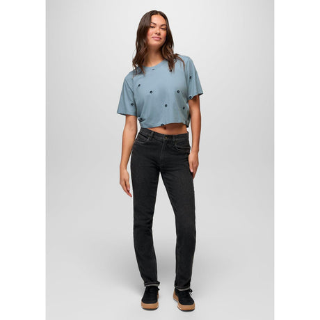 Prana Everyday Daisy Crop Tee Wom
