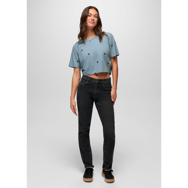 Prana Everyday Daisy Crop Tee Wom