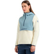 La Sportiva Guidance Sherpa Felpa con Cappuccio Donna – Chalk Limestone, vista frontale