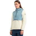 La Sportiva Guidance Sherpa Felpa con Cappuccio Donna – Chalk Limestone, vista frontale