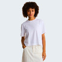 THE NORTH FACE T-Shirt Evolution Simple Dome Cropped Relaxed da donna