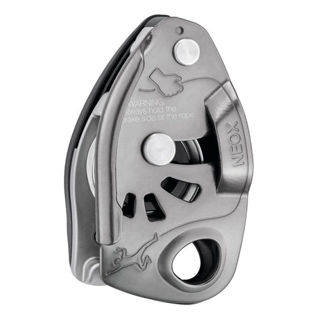 PETZL Neox Assisted Locking Belay Device - Grey
