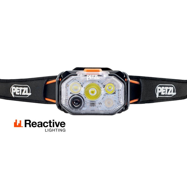 PETZL Petzlswift® RL - Lampada Frontale - Black/orange