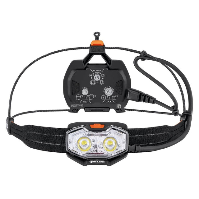Petzl NAO® LT - Lampada frontale leggera e ricaricabile - ORANGE