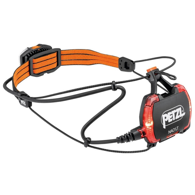 Petzl NAO® LT - Lampada frontale leggera e ricaricabile - ORANGE