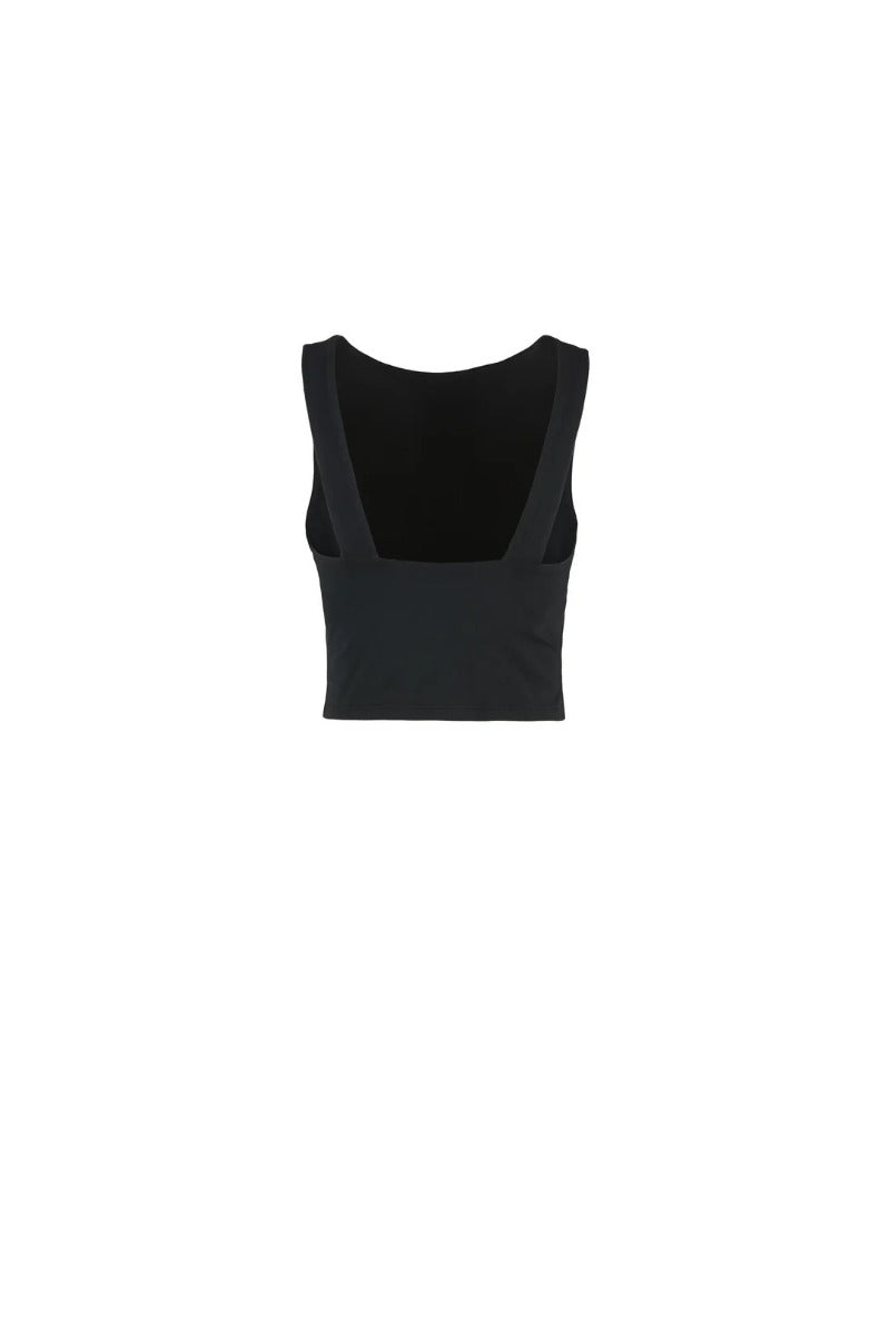 E9 Grace Crop Top Donna – Blackboard, retro