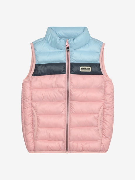 COLOR KIDS Waistcoat Quilted Colorblock