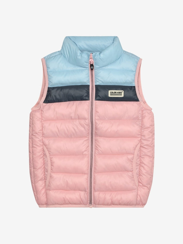 COLOR KIDS Waistcoat Quilted Colorblock