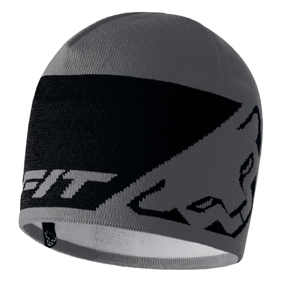 Dynafit Leopard Logo Beanie Berretto – Smoke, vista frontale