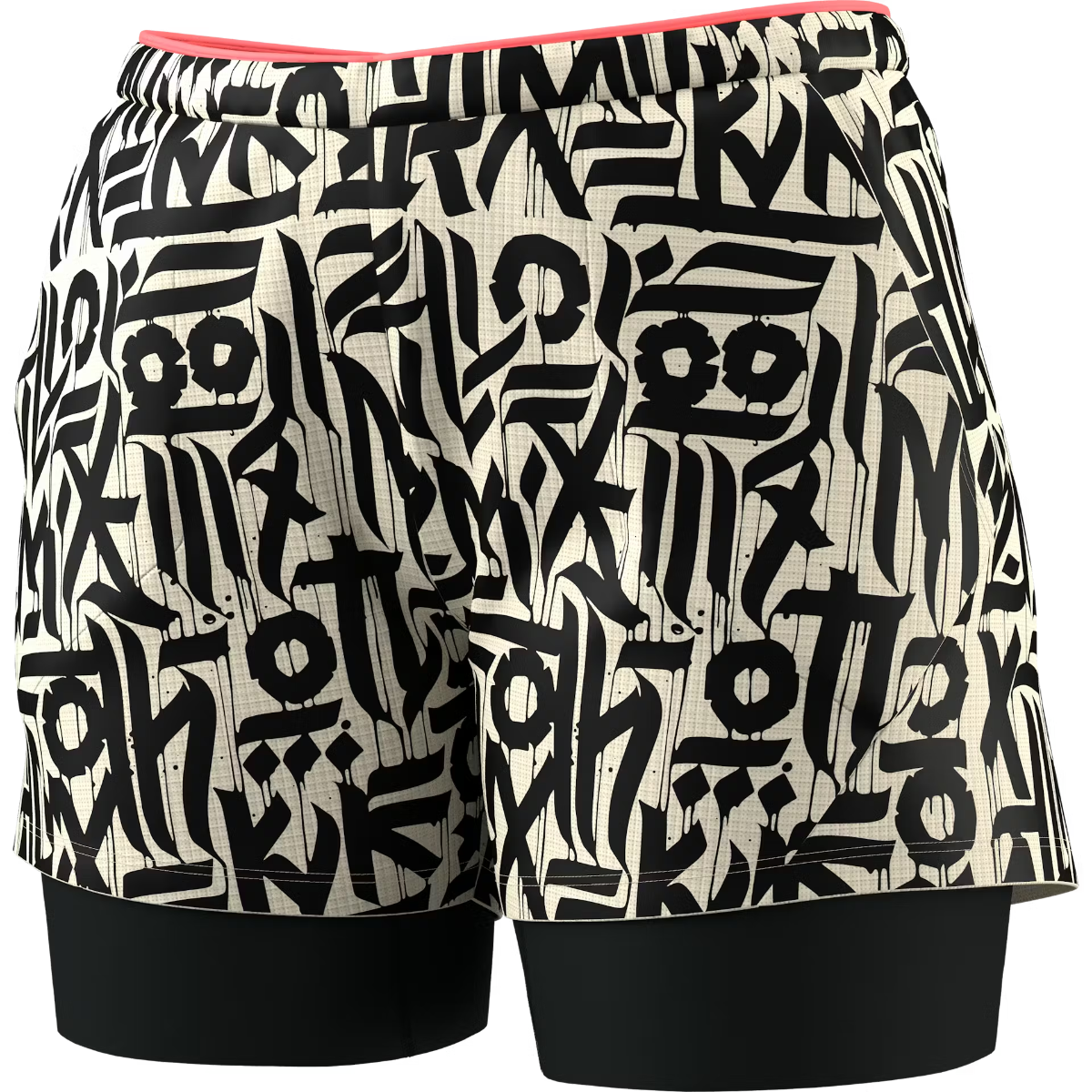 Dynafit Trail Shorts 2in1 da Trail Running Donna – Overcast, vista frontale