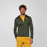 Salewa Pedroc 3 Giacca con Cappuccio Uomo - Dark Olive