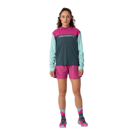 DYNAFIT Felpa con Cappuccio Traverse Sun donna