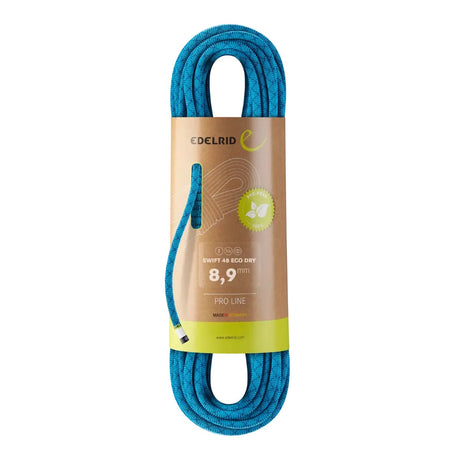 EDELRID Corda Swift 48 ECO DRY 8,9 MM - 60 Metri - Icemint